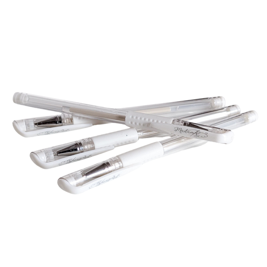 Madam Sew White Heat Erasable Fabric Marking Pens – 4 Pack