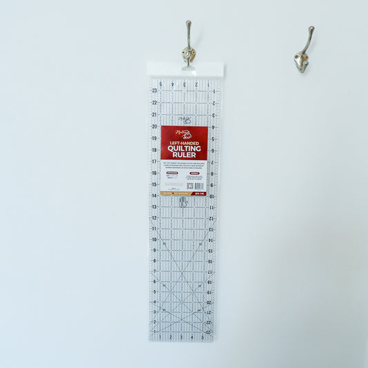 Left-Handed Non-Slip Quilting Ruler - 6 x 24 inch