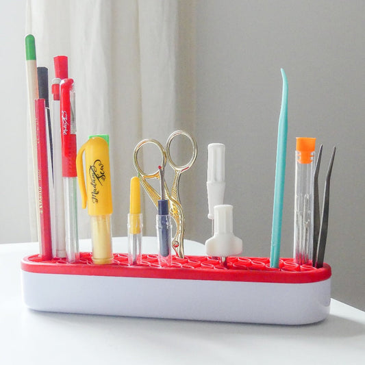 Upstanding Tool Caddy Red - Sewing Tool Organizer