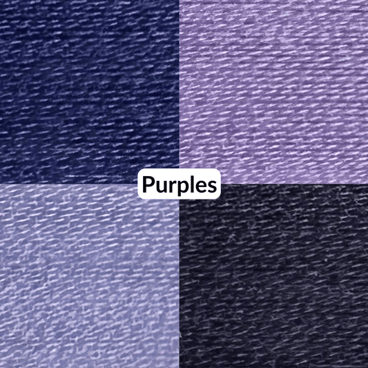 Cotton Thread Set - Purples! For Quilting and Sewing - 8 Spools, 4 Colors, 180 Yards Each