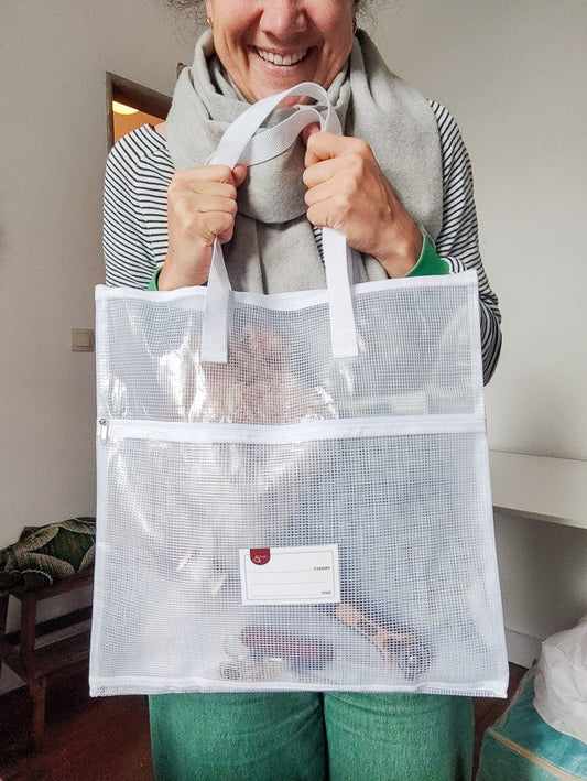 Project Bag - Store Everything for Your Project in One Place - White