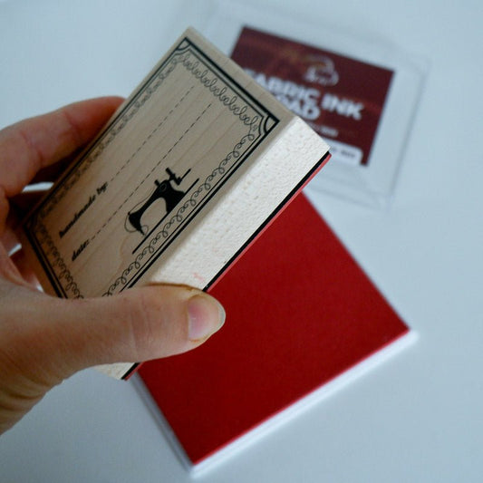 Permanent Fabric Ink Pad - Brick Red