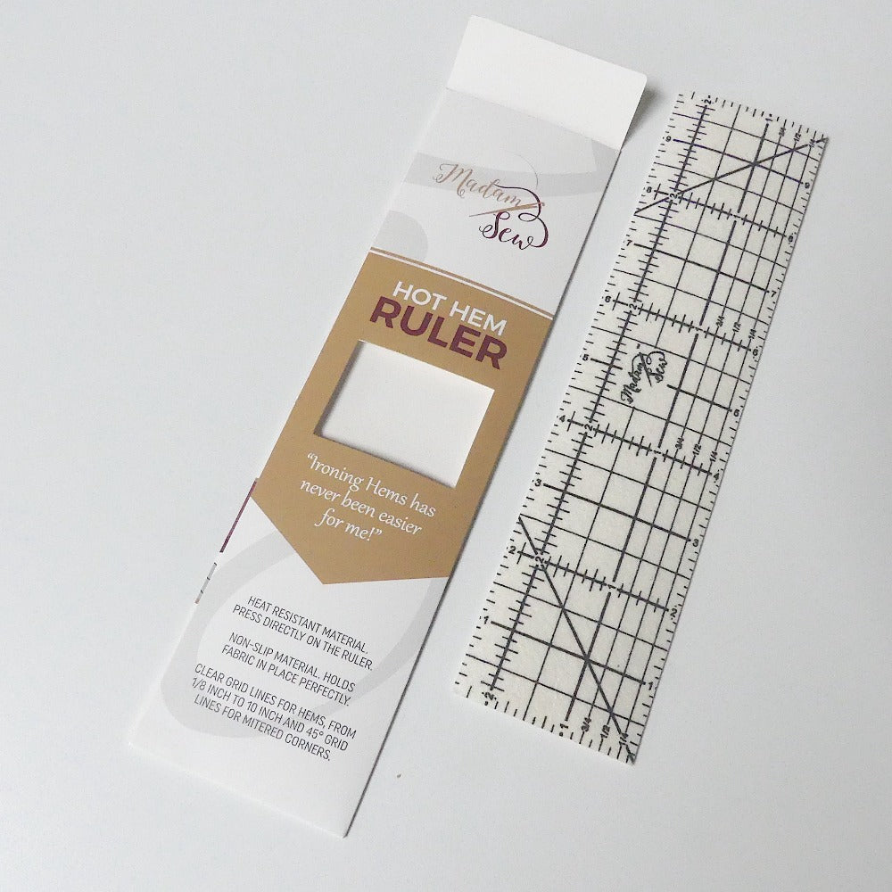 Hot Hem Ruler - More than just an ironing tool !
