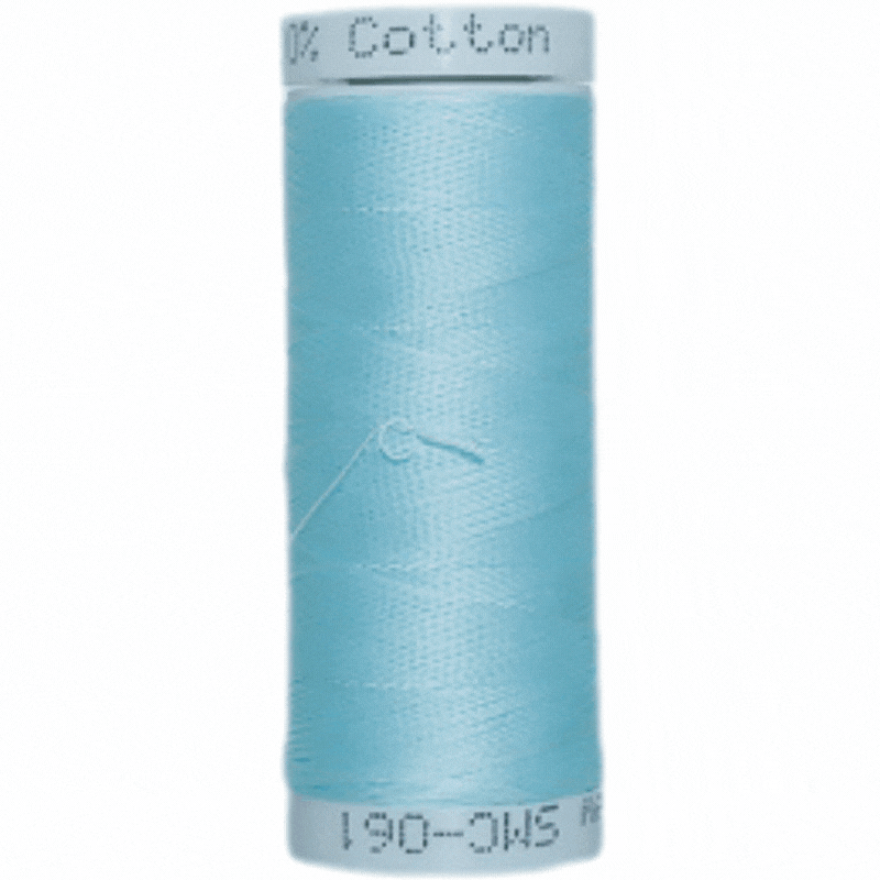 Cotton Thread Set - Teals! For Quilting and Sewing - 8 Spools, 4 Colors, 180 Yards Each