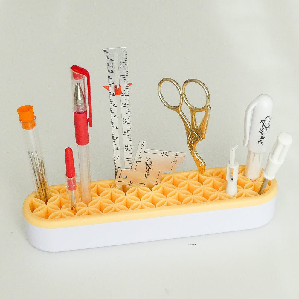 Upstanding Tool Caddy Yellow - Sewing Tool Organizer