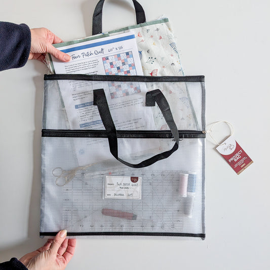 Project Bag - Store Everything for Your Project in One Place - Black