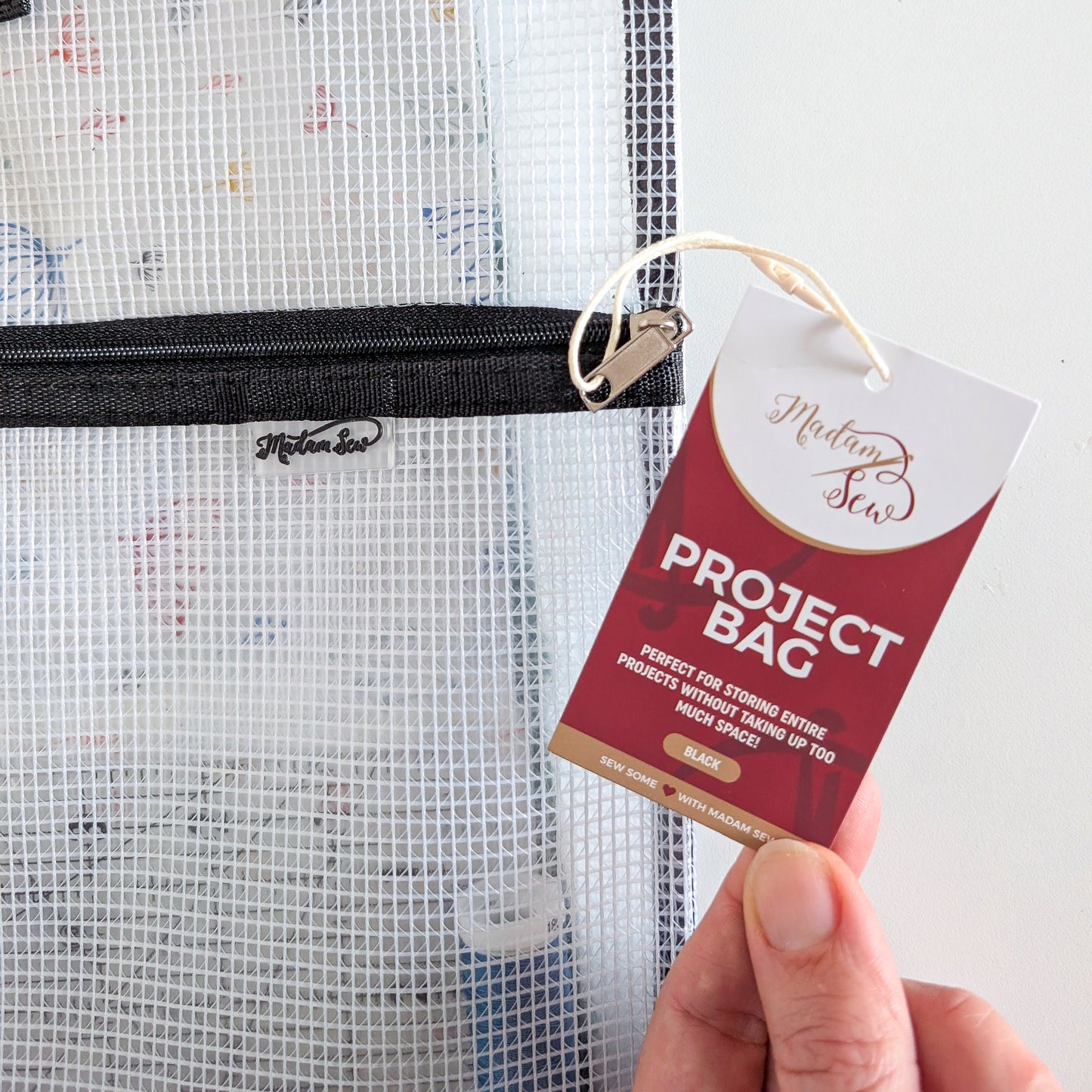 Project Bag - Store Everything for Your Project in One Place - Black