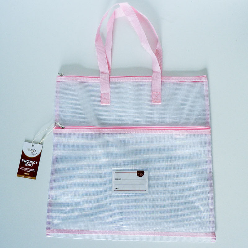 Project Bag - Store Everything for Your Project in One Place - Light Pink