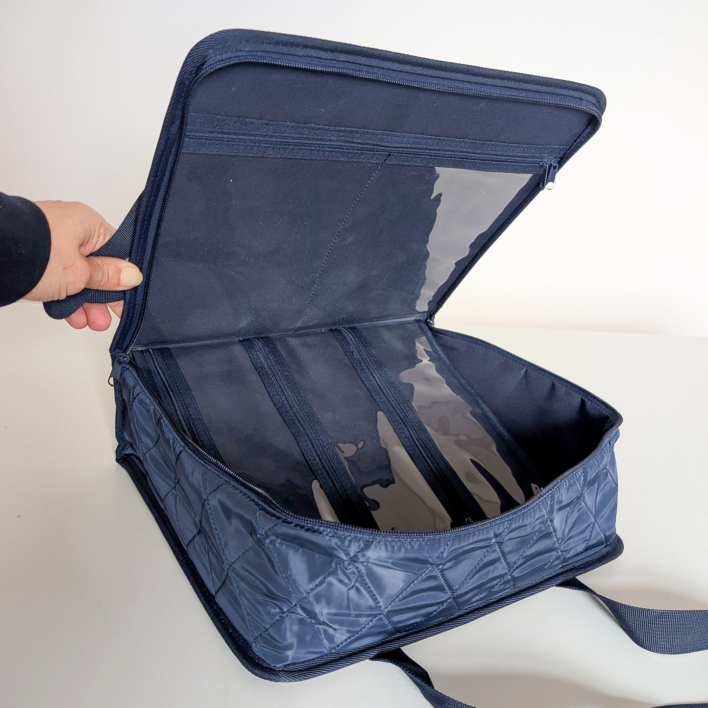 The Carry-All Sewing Organizer - Multi-pocket Binder Bag - Purple (Copy)