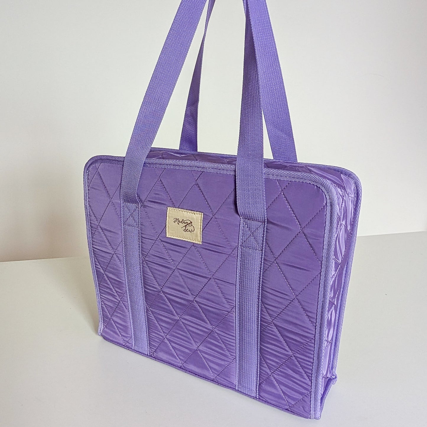 The Carry-All Sewing Organizer - Multi-pocket Binder Bag - Purple