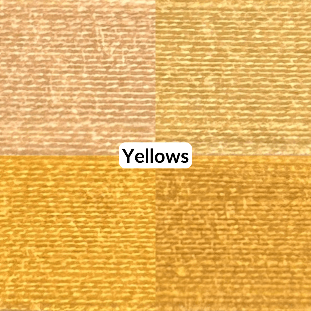 Cotton Thread Set - Yellows! For Quilting and Sewing - 8 Spools, 4 Colors, 180 Yards Each