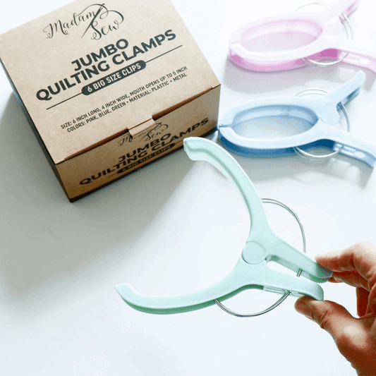 Extra Large Jumbo Quilting Clamps - 6 pack