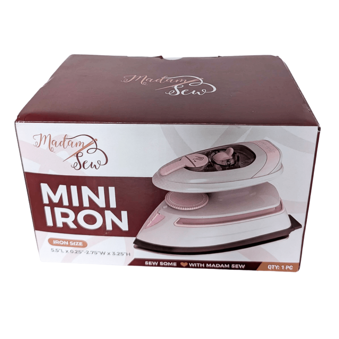 Mini Iron – A Must-Have Tool for Sewing & Quilting - Pink