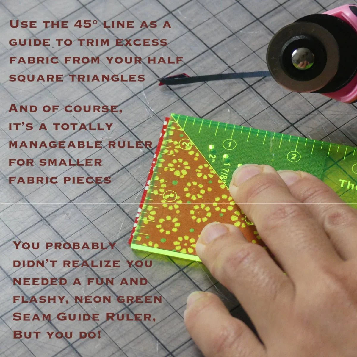 Seam Guide Ruler + FREE Magnetic Seam Guide – madamsew-wholesale