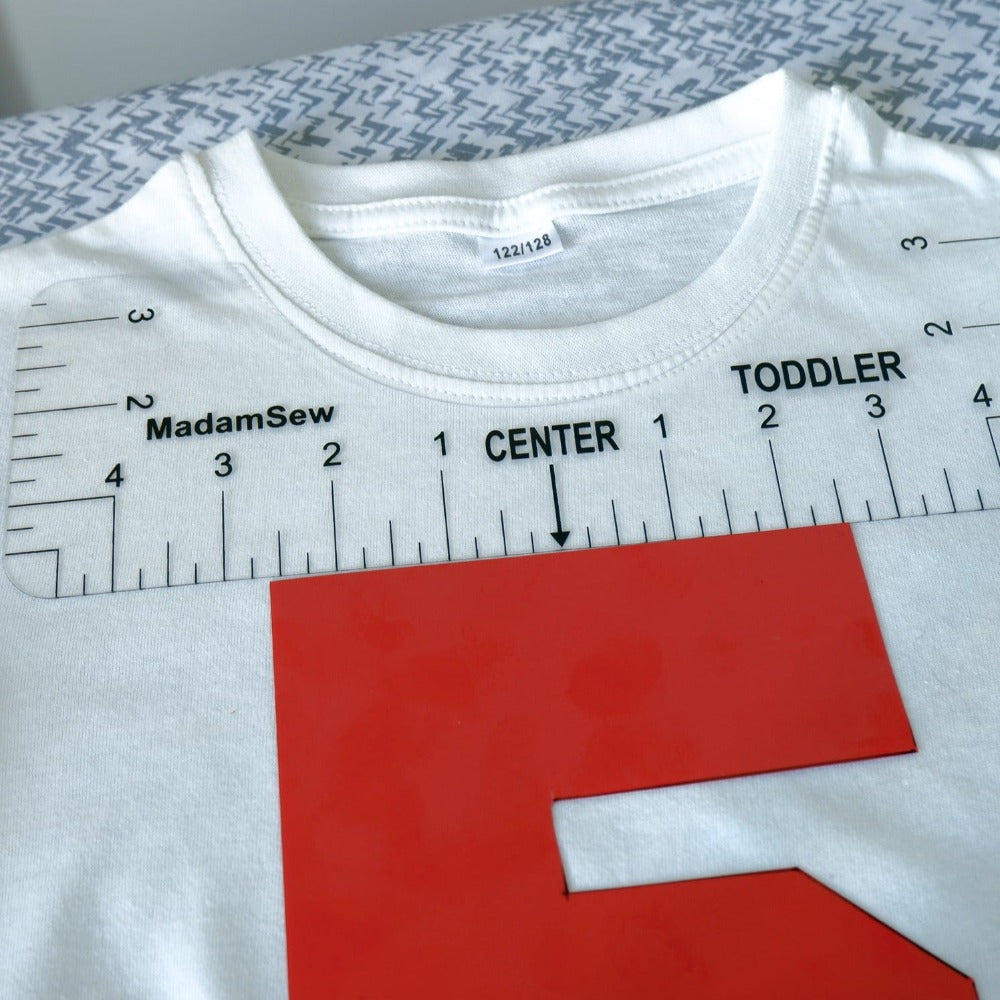 T-Shirt Positioner - T-Shirt Alignment Ruler