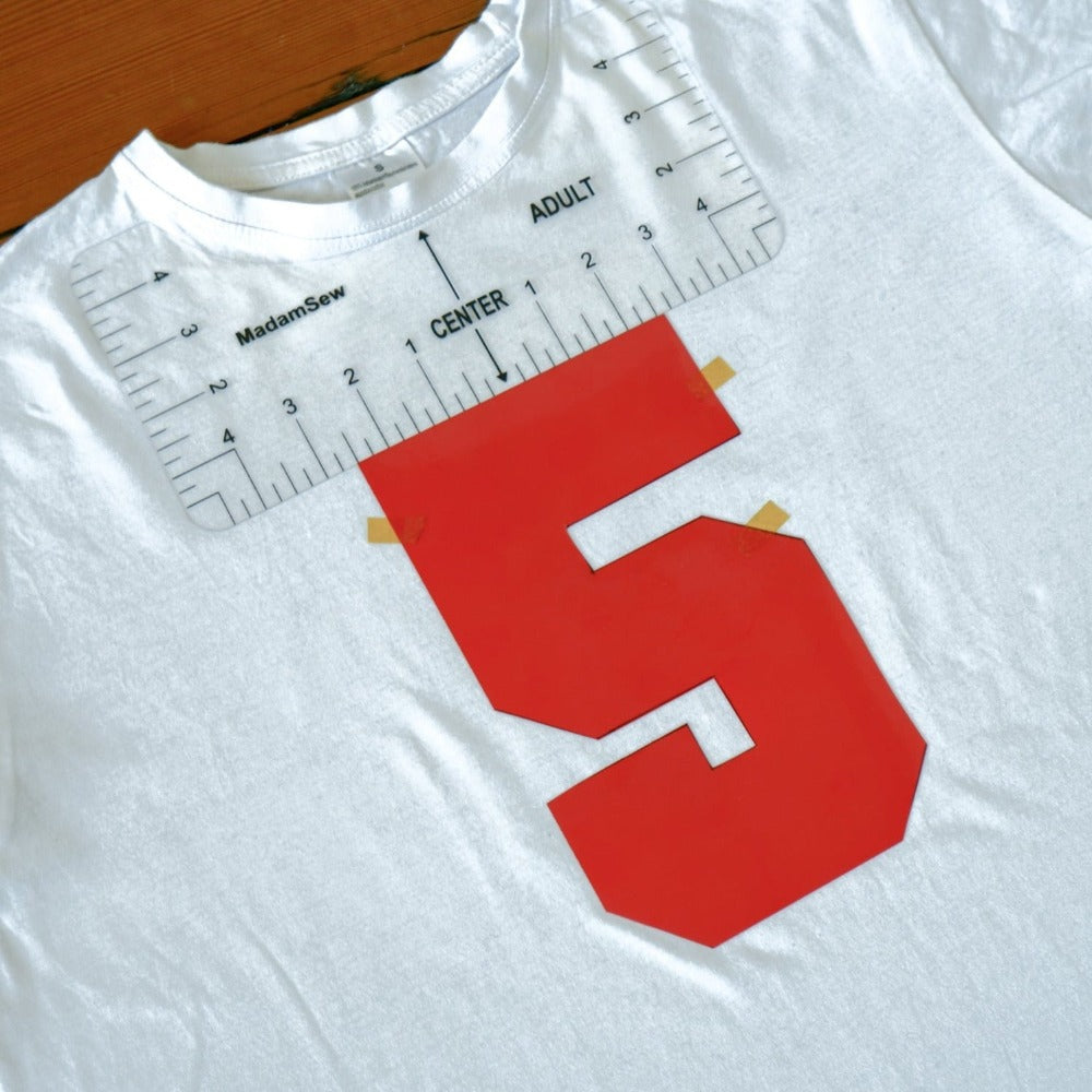 T-Shirt Positioner - T-Shirt Alignment Ruler