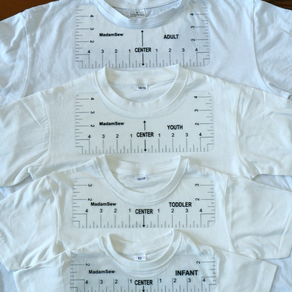 T-Shirt Positioner - T-Shirt Alignment Ruler