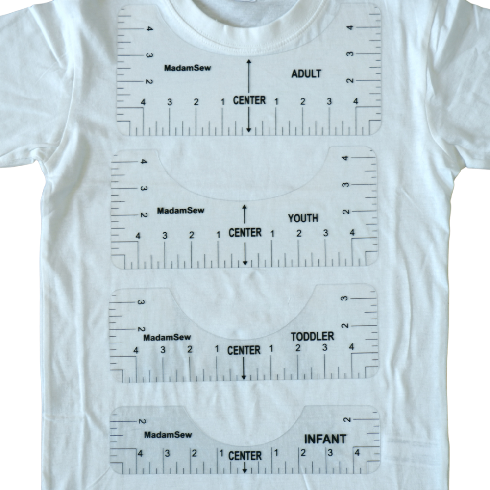 T-Shirt Positioner - T-Shirt Alignment Ruler