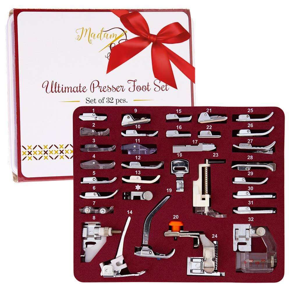 Ultimate Presser Foot Set box and inside.